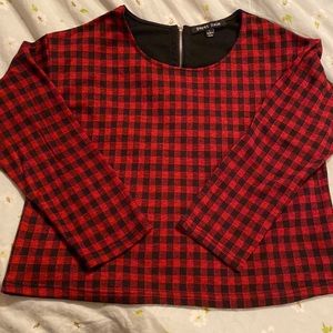 Buffalo plaid top